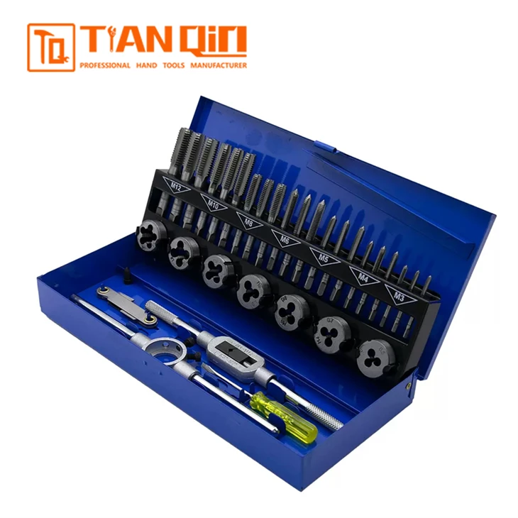 32 Pcs Tap And Die Set (Tin Box Packaging)